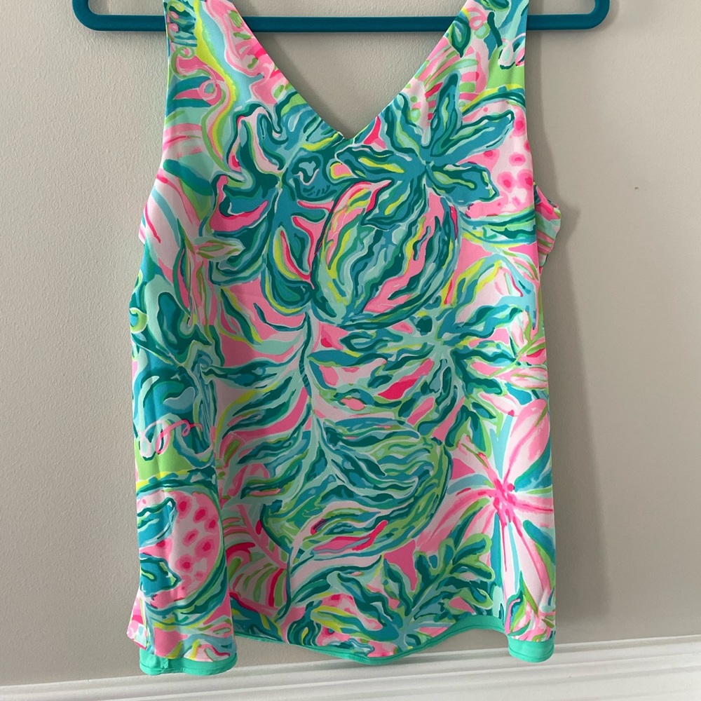 Lilly Pulitzer reversible new with tags Florin tank size small